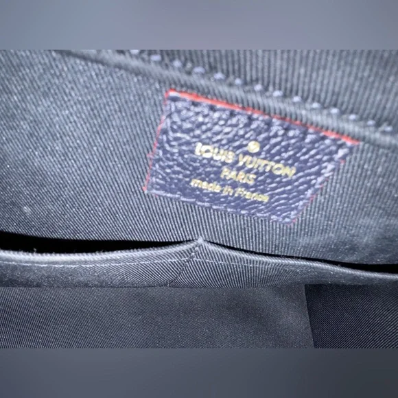 Louis Vuitton Navy and Red Empreinte Sully PM Bag with COA - Picture 11 of 16